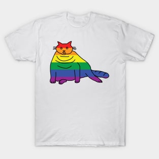 Pride Chonk Cat T-Shirt
